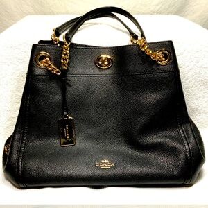 COPY - Never used authentic CoachTurnlock black bag